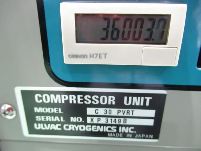 ULVAC C30PVRT Cryo Compressor Detail Image - ASKINDEX Korea