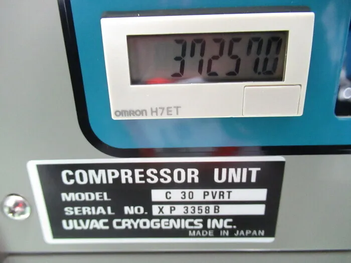 ULVAC C30PVRT Cryo Compressor Detail Image - ASKINDEX Korea