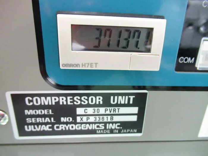 ULVAC C30PVRT Cryo Compressor Detail Image - ASKINDEX Korea