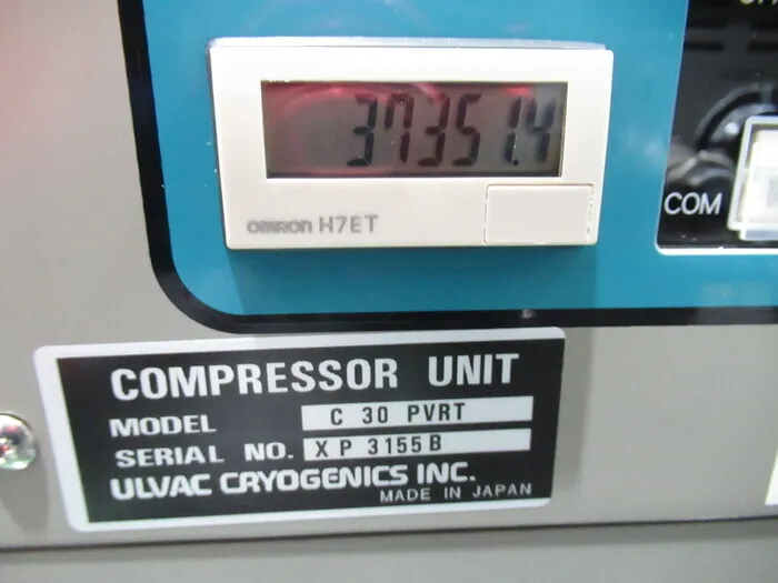 ULVAC C30PVRT Cryo Compressor Detail Image - ASKINDEX Korea