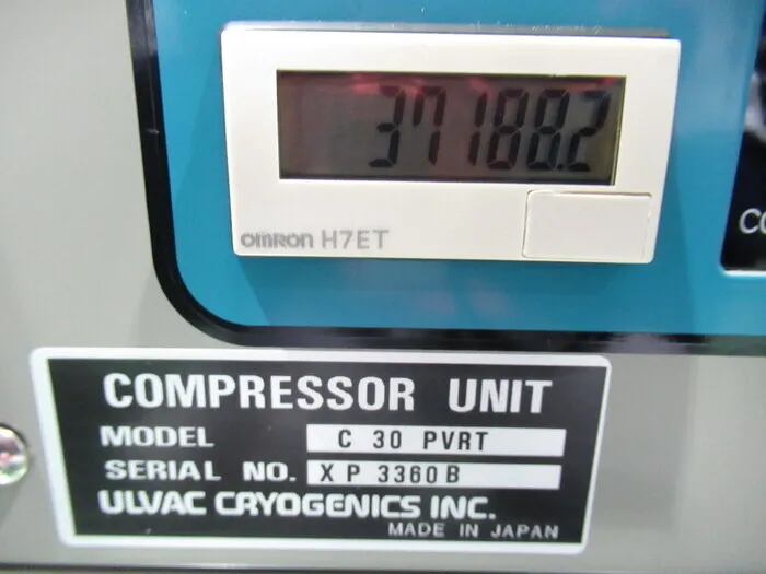 ULVAC C30PVRT Cryo Compressor Detail Image - ASKINDEX Korea