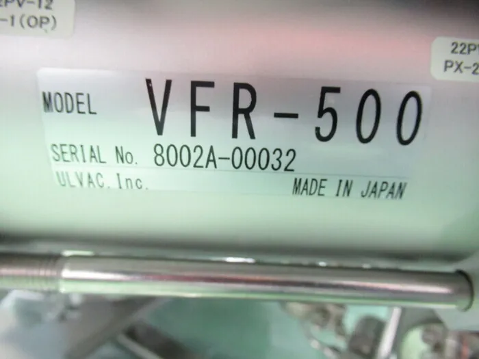 ULVAC VFR-500 Gate valve Detail Image - ASKINDEX Korea