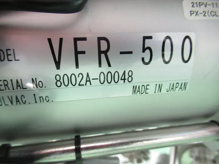 ULVAC VFR-500 Gate valve Detail Image - ASKINDEX Korea