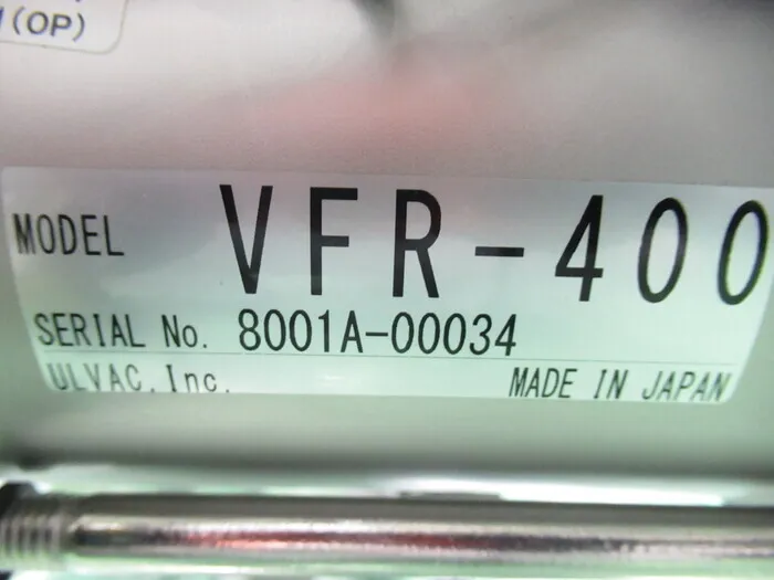 ULVAC VFR-400 Gate valve Detail Image - ASKINDEX Korea