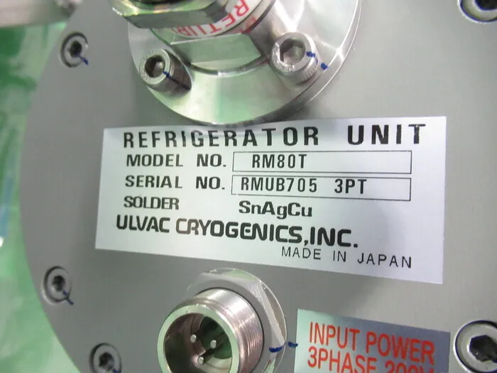 ULVAC CRYO-U20HL Cryopump Detail Image - ASKINDEX Korea