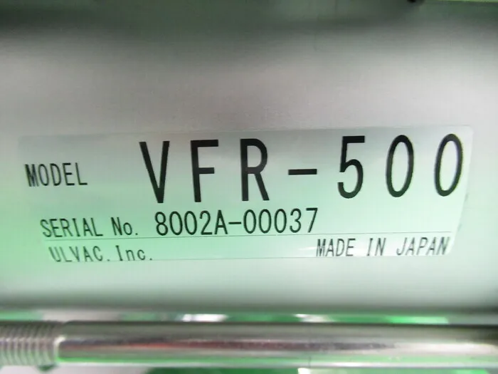 ULVAC VFR-500 Gate valve Detail Image - ASKINDEX Korea