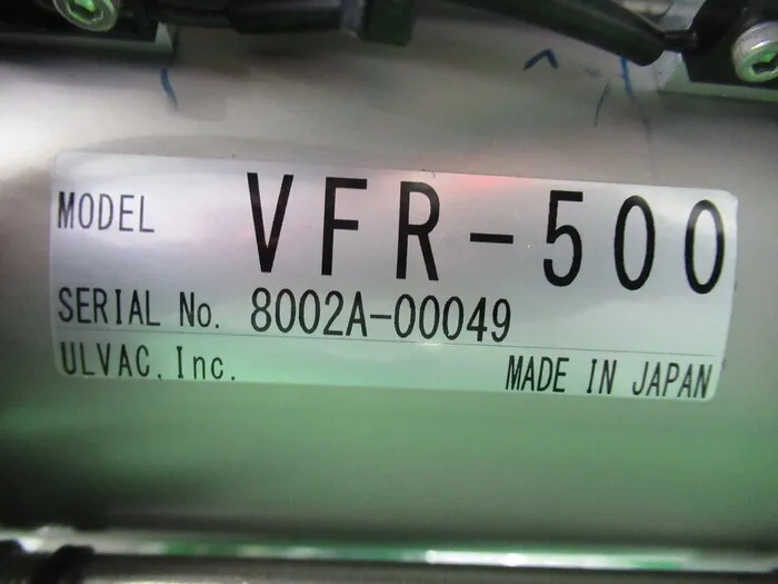 ULVAC VFR-500 Gate valve Detail Image - ASKINDEX Korea