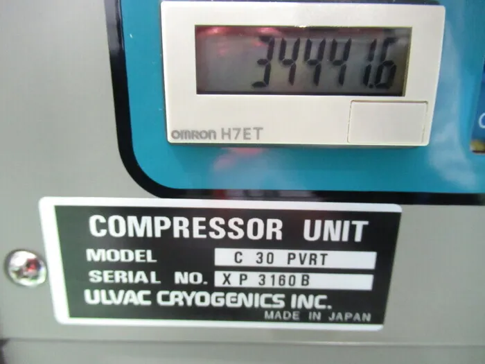 ULVAC C30PVRT Cryo Compressor Detail Image - ASKINDEX Korea