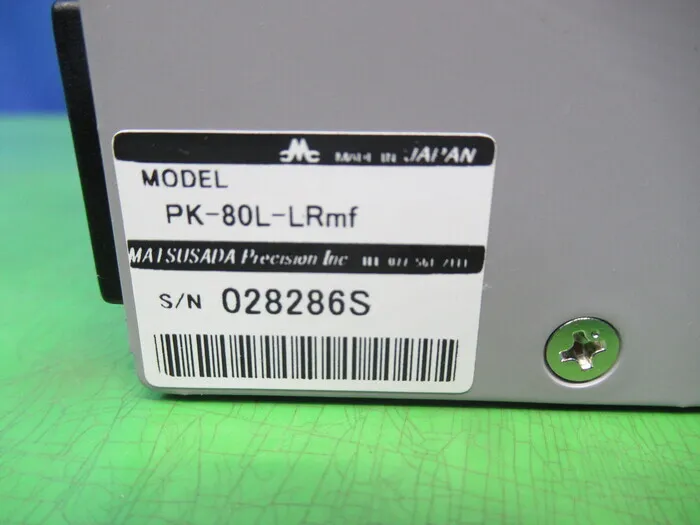 松定プレシジョン PK-80L-LRmf 직류 전원 공급 장치 상세 이미지 - ASKINDEX 코리아