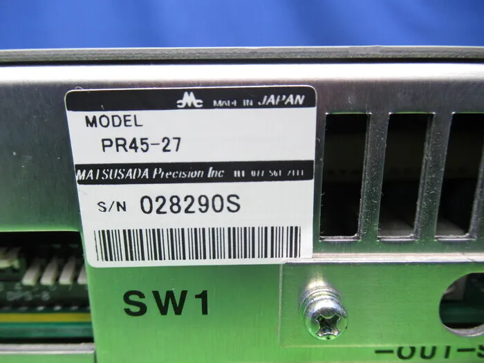 Matsusada Precision PR45-27 DC power supply Detail Image - ASKINDEX Korea