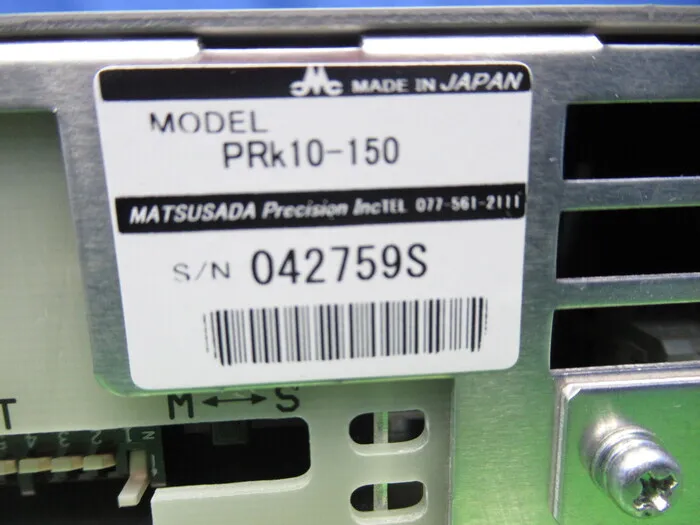 Matsusada Precision PRK10-150 DC power supply Detail Image - ASKINDEX Korea