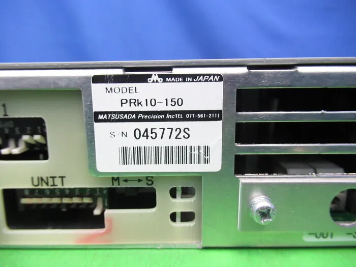 Matsusada Precision PRK10-150 DC power supply Detail Image - ASKINDEX Korea