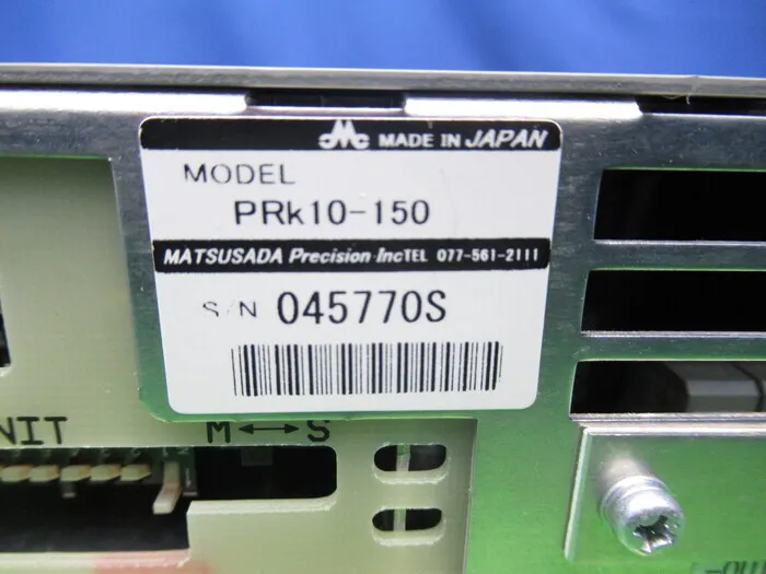 Matsusada Precision PRK10-150 DC power supply Detail Image - ASKINDEX Korea