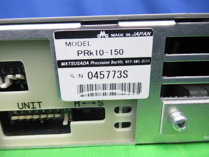 Matsusada Precision PRK10-150 DC power supply Detail Image - ASKINDEX Korea