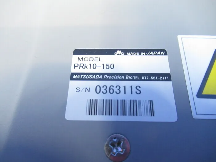 Matsusada Precision PRK10-150 DC power supply Detail Image - ASKINDEX Korea