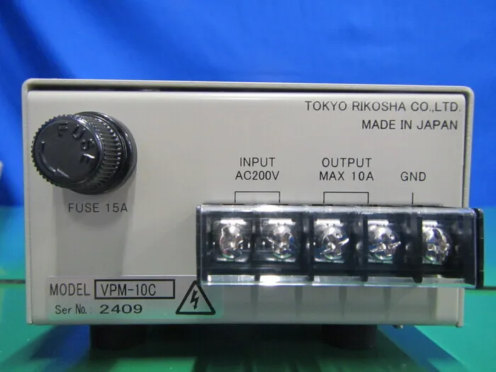 Tokyo Rikosha VPM-10C Power Regulator Detail Image - ASKINDEX Korea