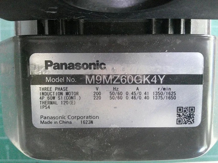 파나소닉 M9MZ60GK4Y 삼상 모터 (기어드 모터) 상세 이미지 - ASKINDEX 코리아