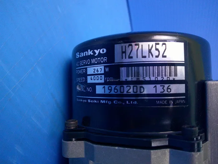 Sankyo H27LK52 AC 서보 모터 상세 이미지 - ASKINDEX 코리아