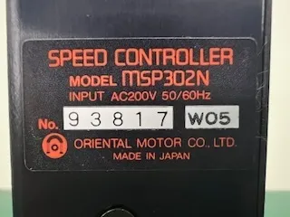 Oriental Motor MSP302N Speed controller Detail Image - ASKINDEX Korea