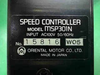 Oriental Motor MSP301N Speed controller Detail Image - ASKINDEX Korea