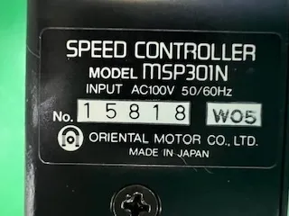 Oriental Motor MSP301N Speed controller Detail Image - ASKINDEX Korea