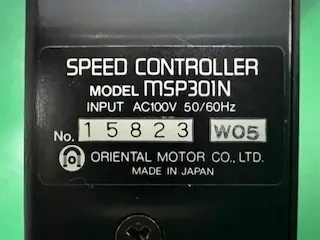 Oriental Motor MSP301N Speed controller Detail Image - ASKINDEX Korea