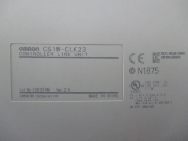 오므론 CS1W-CLK23 시퀀서 상세 이미지 - ASKINDEX 코리아