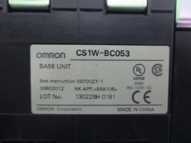 오므론 CS1W-BC053 시퀀서(PLC) 베이스 유닛 상세 이미지 - ASKINDEX 코리아