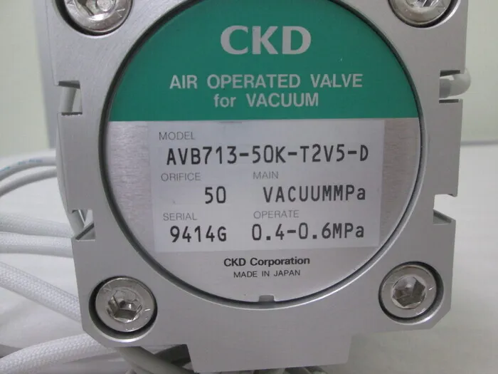 CKD AVB713-50K-T2V5-D Vacuum valve Detail Image - ASKINDEX Korea