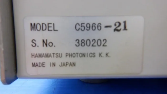 Hamamatsu Photonics PMA-11(C5966-21) analyzer Detail Image - ASKINDEX Korea