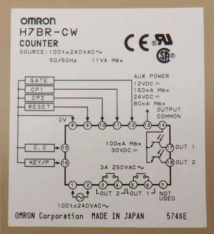 Omron H7BR-CW counter Detail Image - ASKINDEX Korea