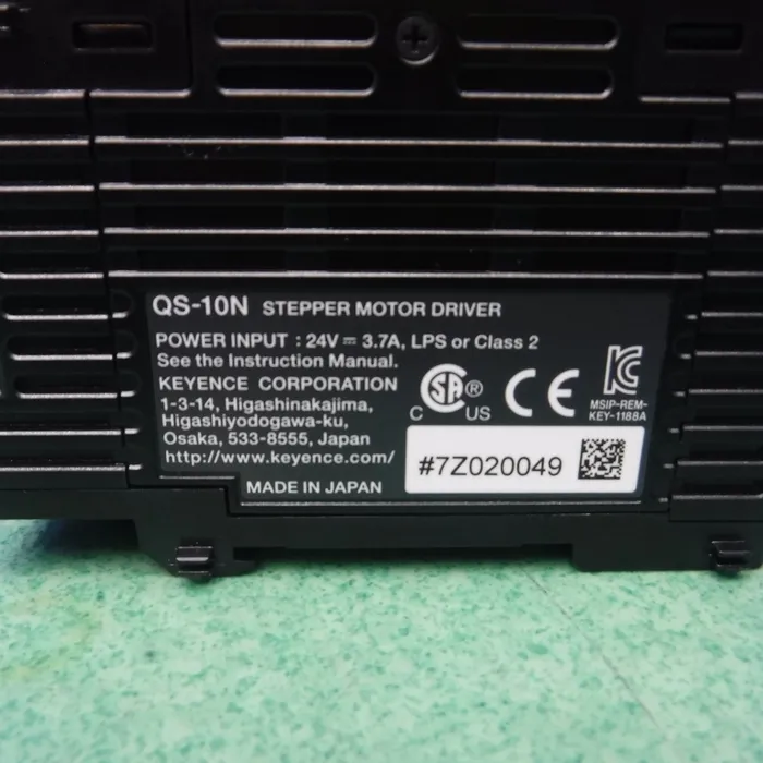 Keyence QS-10N 스테퍼 모터 드라이버 상세 이미지 - ASKINDEX 코리아