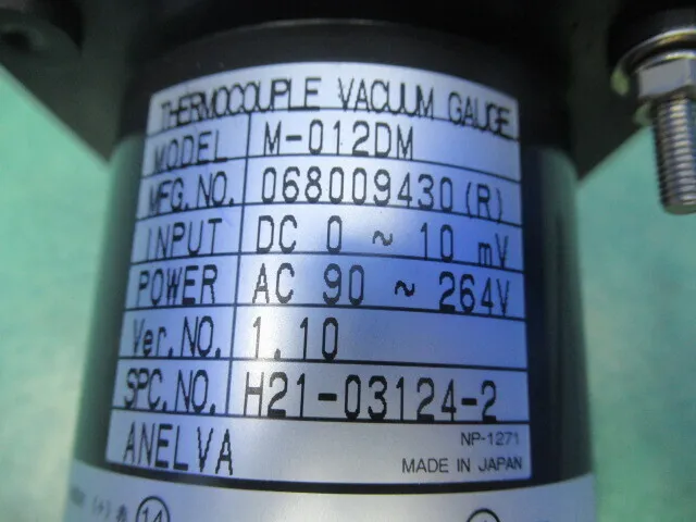 Anelva M-012DM Measurement ball (thermocouple) Detail Image - ASKINDEX Korea