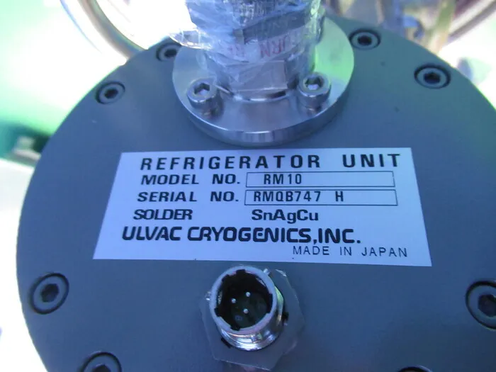 ULVAC CRYO-U10H Cryopump Detail Image - ASKINDEX Korea