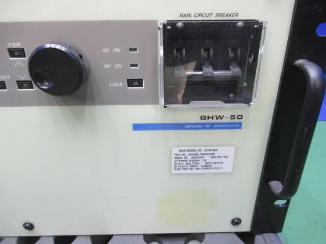 MKS GHW-50A-13DF3LO-006 RF 발전기 상세 이미지 - ASKINDEX 코리아