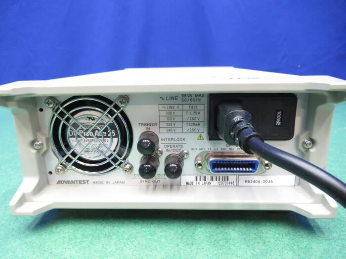 Advantest R6240A DC voltage/current source/monitor Detail Image - ASKINDEX Korea