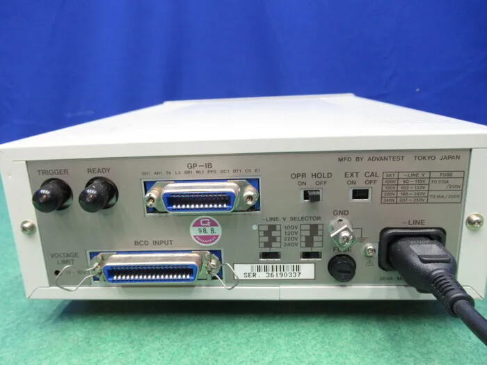 Advantest R6142 DC voltage and current generator Detail Image - ASKINDEX Korea