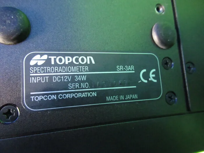 Topcon SR-3AR Spectroradiometer Detail Image - ASKINDEX Korea