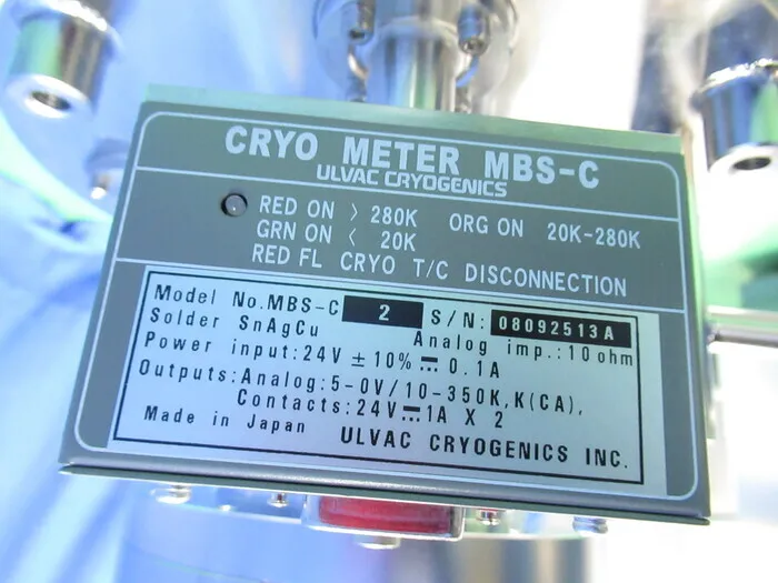 ULVAC CRYO-U10H Cryopump Detail Image - ASKINDEX Korea