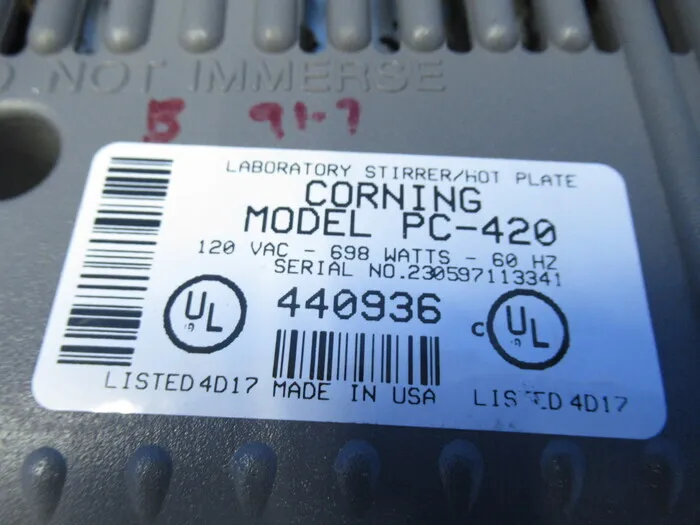 Corning PC-420 Stirrer/hot plate Detail Image - ASKINDEX Korea