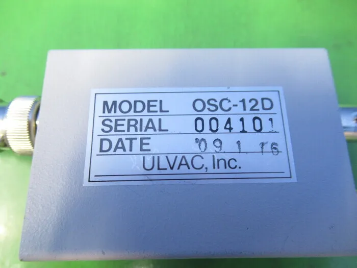 ULVAC OSC-12D Oscillators Detail Image - ASKINDEX Korea