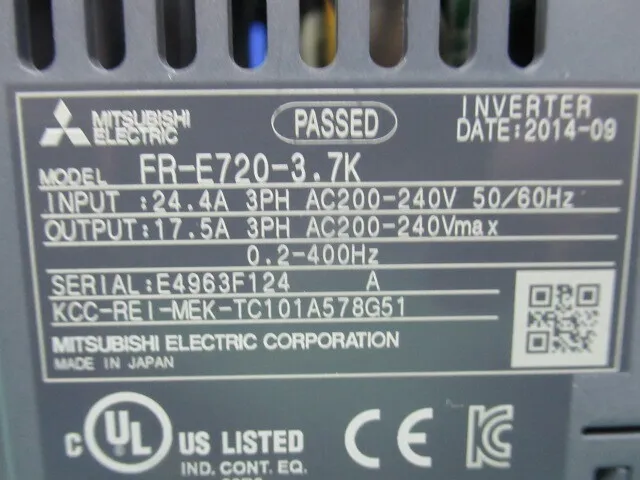 Mitsubishi Electric FR-E720-3.7K+FR-A7NC inverter Detail Image - ASKINDEX Korea