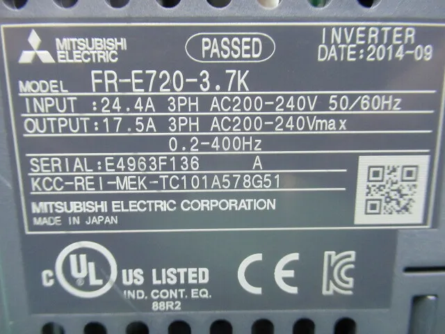 Mitsubishi Electric FR-E720-3.7K+FR-A7NC inverter Detail Image - ASKINDEX Korea