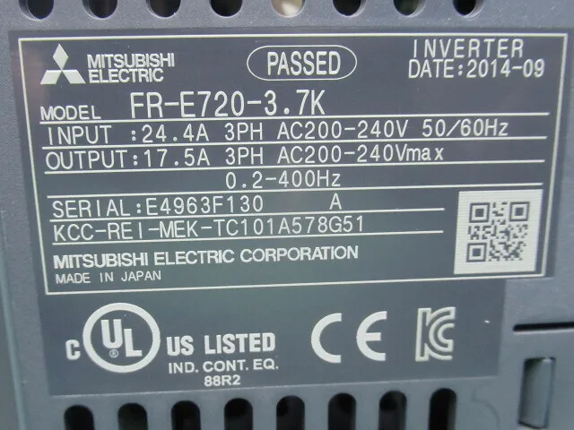 Mitsubishi Electric FR-E720-3.7K+FR-A7NC inverter Detail Image - ASKINDEX Korea