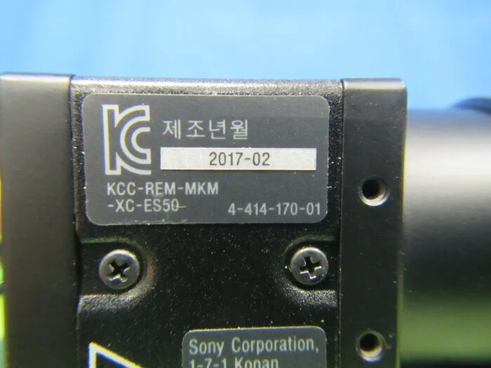 Sony XC-ES50 CCD camera Detail Image - ASKINDEX Korea