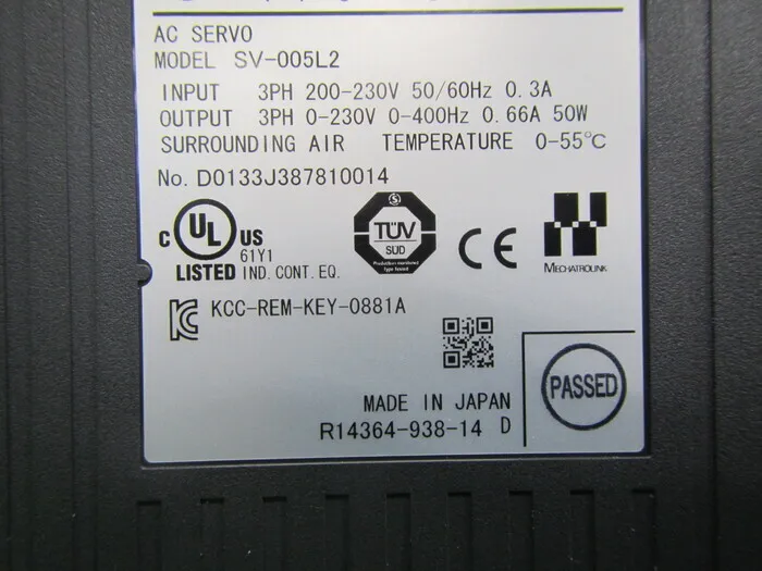 Keyence SV-005L2 서보 드라이버 상세 이미지 - ASKINDEX 코리아