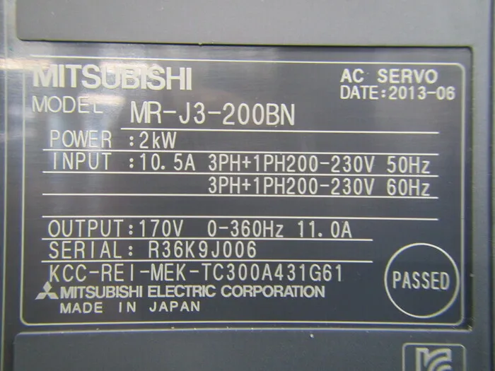 미쓰비시 전기 MR-J3-200BN 서보 드라이버 상세 이미지 - ASKINDEX 코리아