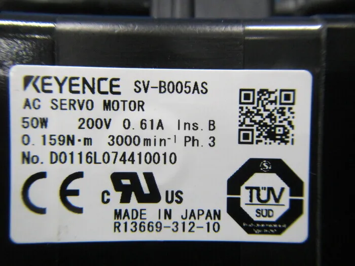 Keyence SV-B005AS 서보 모터 상세 이미지 - ASKINDEX 코리아