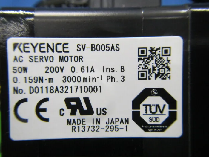 Keyence SV-B005AS 서보 모터 상세 이미지 - ASKINDEX 코리아