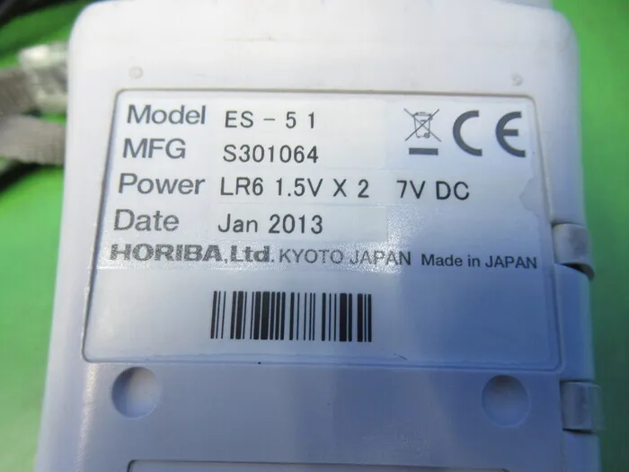 Horiba, Ltd. ES-51 Conductivity meter Detail Image - ASKINDEX Korea